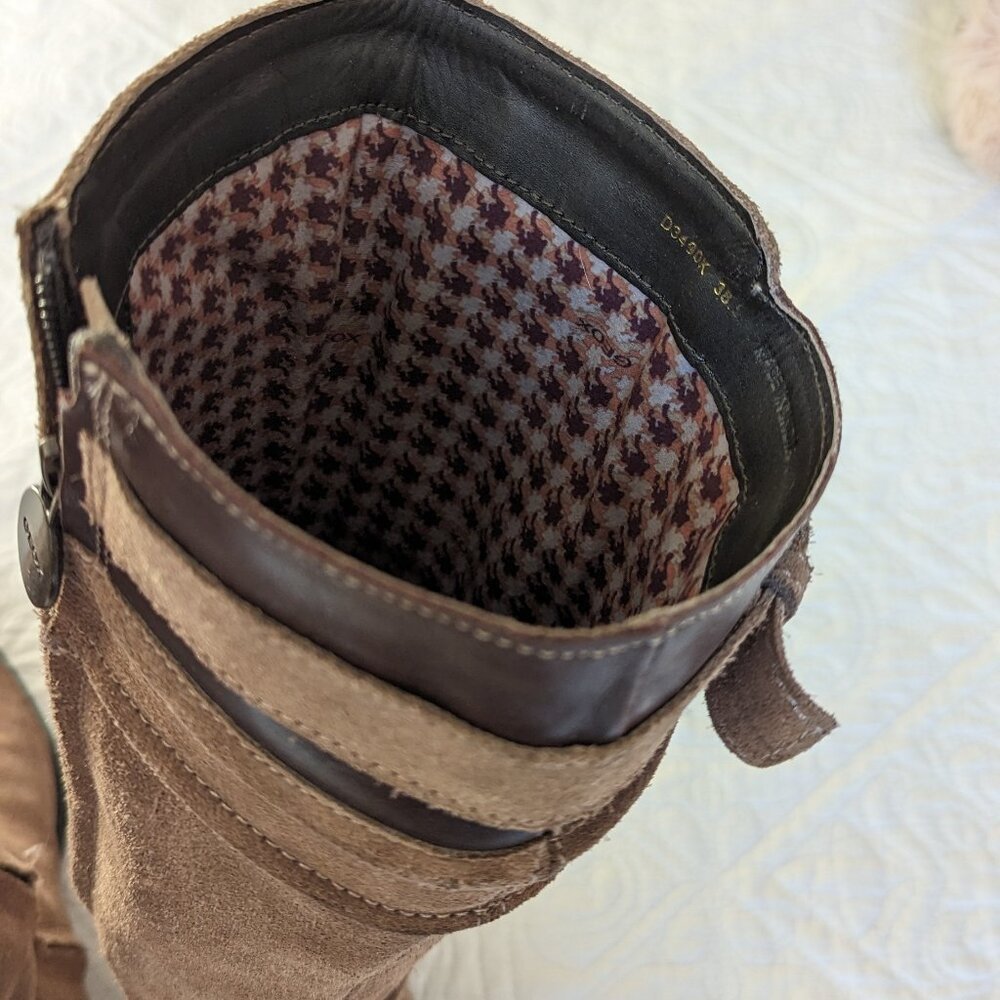 GEOX suede boots- size 38.5 Made in Italy - Picture 6 of 12